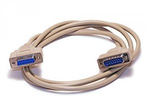 Monoprice 545 Db15 Mf 1:1 Molded Cable - Beige 10ft