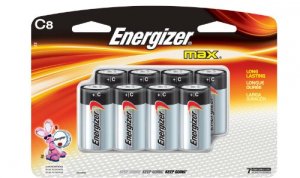 Energizer E93BP-8H Alkaline  C 8 Pack