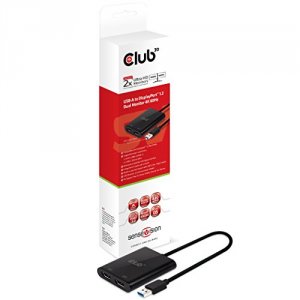 Club 9V2822 Usb A 3.1 Gen 1 To Dp 1.2 Dual Monitor Support 4k60hz.is A