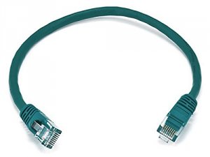 Monoprice 2126 Cat5e 24awg Utp  Patch Cable_ 1ft Green