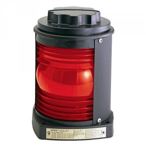 Perko CW49093 Side Light - Black Plastic, Red Lens