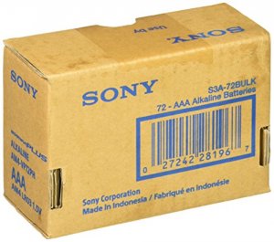 Sony RA27818 Stamina Plus Alkaline Bulk Batteries (aaa; 72 Pk) Sobs3a7