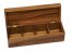 Clipper 1128 Acacia 4 Section Tea Box