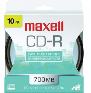 Hitach 648450 Maxell Cd-r700 48x 10-pk