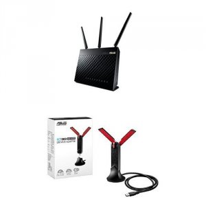 Asus RT-AC68U Network Rt-ac68u Wireless 802.11ac 1900mbps Dual Band Us