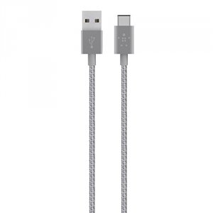 Belkin F2CU060BT04-GRY Cable,premium,usb-cusb-a Mix Metalic,4