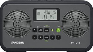 Sangean PESNGPRD19BK Pr-d19bk Am-fm Digital Stereo Portable Radio