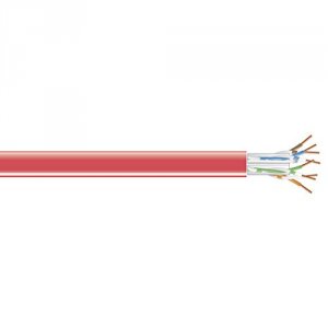 Black C5E-CM-SLD-RD Cat5e Cm  Pvc Cable 1000