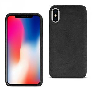 Apple FTPU01-IPHONEXBK Reiko Iphone X Fuzzy Fur Soft Tpu Case In Black