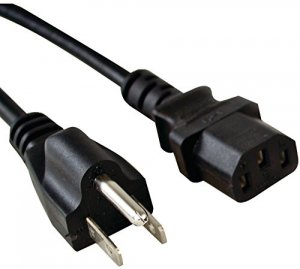 Vericom XPS12-00536 3-prong C13 Cord (12ft) Tct