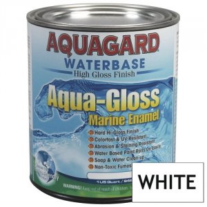 Aquagard 80021 Aqua Gloss Waterbased Enamel - 1qt - White