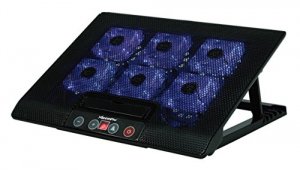 Gcig 11150 Xtrempro Metal Mesh Laptop Cooler Pad, 6 Fans Controllable 