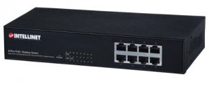 Intellinet 560764 (tm)  8-port Poe+ Desktop Switch