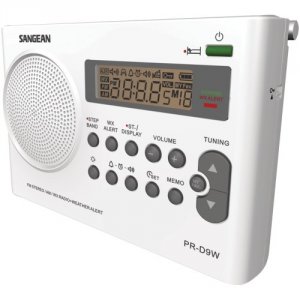 Sangean PR-D9W (r) Pr-d9w Portable Amfmnoaa(r) Alert Radio With Rechar