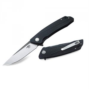 Bestech BG09A-1 Bestech Spike Folder 3.75 In Plain Black Nylon Handle