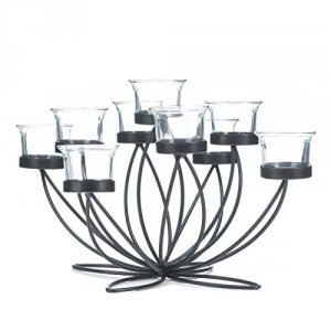 Gallery 10017176 Iron Bloom Candle Centerpiece