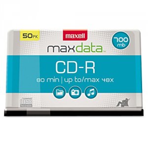 Hitach 648250 Maxell Cd-r, 700mb, 48x, 80 Min, Branded, 50pk Spindle