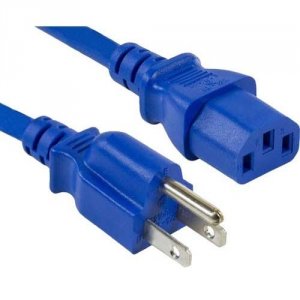 Enet N515-C13-BL-2F-ENC 5-15p To C13 2ft Blue Power Cord