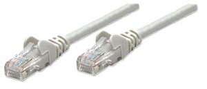 Intellinet 319812 14 Ft Grey Cat5e Snagless Patch Cable