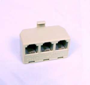 At ATT-89-0075-00 Triplex Adapter Ivory