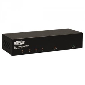 Tripp B116-004A 4-port Dvi Single Link Video - Audio Splitter - Booste