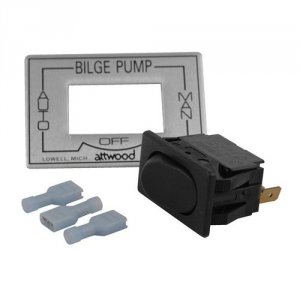 Attwood 7615A3 Attwood 3-way Autooffmanual Bilge Pump Switch