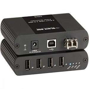 Black IC404A-R2 Usb 2.0 Extender - Multimode Fiber, 4-port