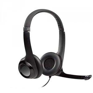 Logitech 981-000014 H390 Wired Headset, Stereo Headphones With Noise-c