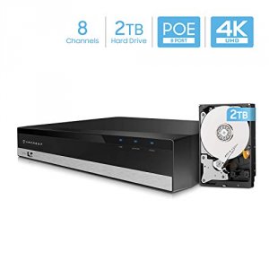 Amcrest NV2108E-2TB Poe Network Video Recorder With 2tb Hdd