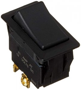 Bep 1001704 Bep 2-position Spst Sealed Rocker Switch - 12v-24v - On-of