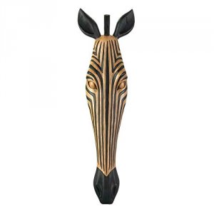 Accent 10017309 Tribal Zebra Wall Plaque