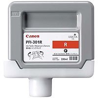 Original Canon 1492B001AA (pfi-301r) Red Ink Tank (330 Ml)