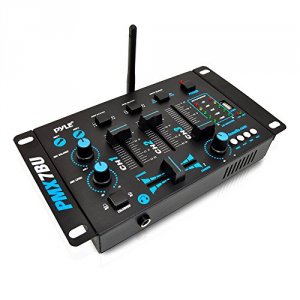 Pyle PMX7BU 3-ch B.t.dj Mp3 Mixer Wusb Flash Reader