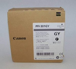 Original Canon 1495B001AA (pfi-301gy) Gray Ink Tank (330 Ml)