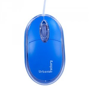 Urban VV2052 Krystal Mouse - Optical - Cable - Light Blue - Usb 2.0 - 