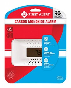 First RA50756 Carbon Monoxide Alarm With Temperature Digital Display F