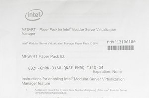 Intel MFSVRT Modular Server Virtualization Manager Up To Six Compute M