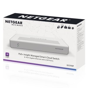 Netgear GC510P-100NAS Insight 8p 1g Poe+ Cloud Swtch