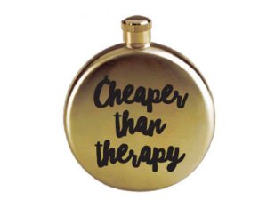 Bulk MK313 Cheaper Than Therapy 3 Oz Gold Flask