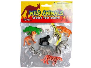 Bulk KL723 10 Piece Wild Animals