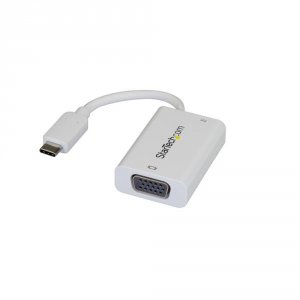 Startech 9D1725 Usb C To Vga Adapter With 60w Power Delivery Pass-thro