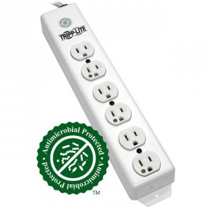 Tripp PS-615-HG Power Strip Hospital Medical 120v 5-15r-hg 6 Outlet 15