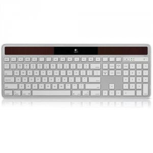 Logitech 920-003472 K750 Thin Solar Wireless Keyboard - Wireless Conne