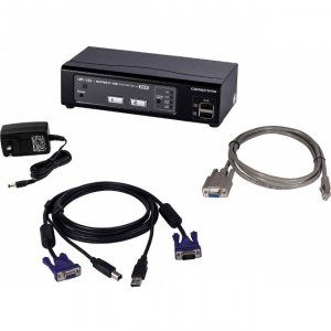 Connectpro DF2352 Ur-12-plus-kit 2 Port Vga Kvm With Cables - 2 Port -