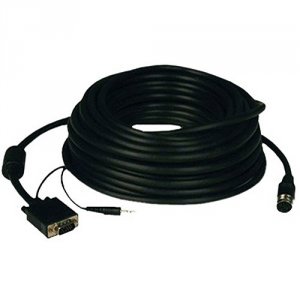 Tripp Q65592 50ft Svga - Vga Coax Monitor Cable With Audio And Rgb Hig