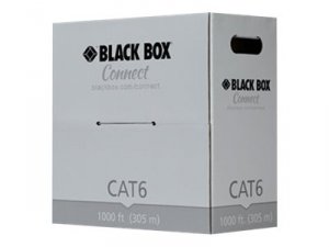 Black C6-CMP-SLD-BL Connect Cat6 250 Mhz Solid Bulk Cable