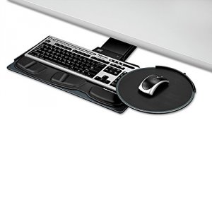 Fellowes 8029801 Professional Series Sit  Stand Keyboard Tray - 14 Hei