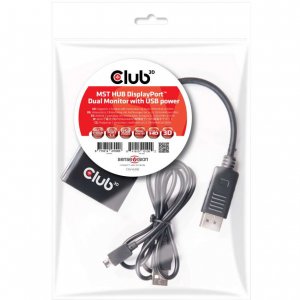 Club 9V2820 Multi Stream Transport (mst) Hub Displayport 1.2 Dual Moni