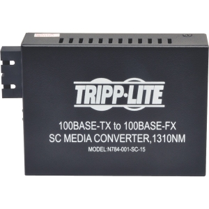 Tripp N784001SC15 10100 Utp To Singlemode Fiber Media Converter 15km R