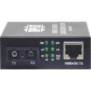 Tripp N784001SC15 10100 Utp To Singlemode Fiber Media Converter 15km R